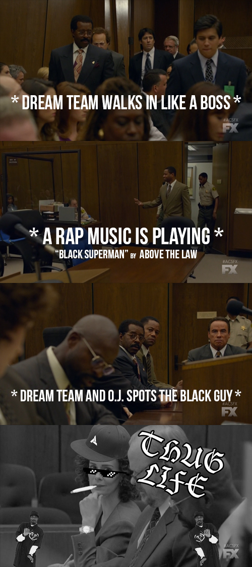 That's how I saw the ending of this episode. Marcia delivered a big "THUG LIFE" on the Dream Team. Let's see their reply...
PS: Even the music for this scene was perfect. "Black Superman" by Above The Law. What better song to fit this? Irony at its finest.