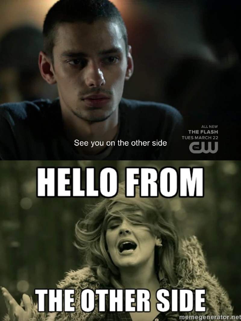 Adele knows how is the other side.