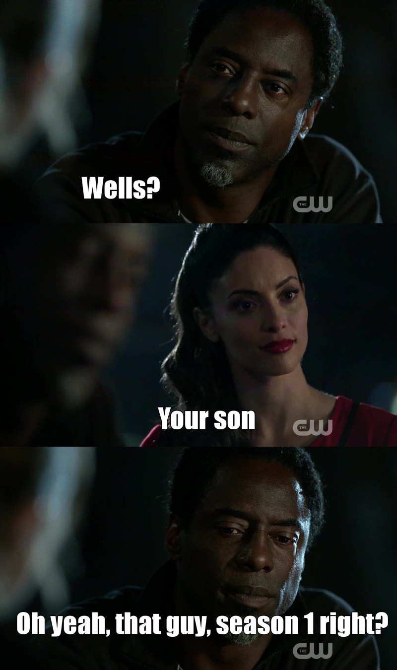 Gotta admit, I forgot too. I was like Wells? Like the flash?