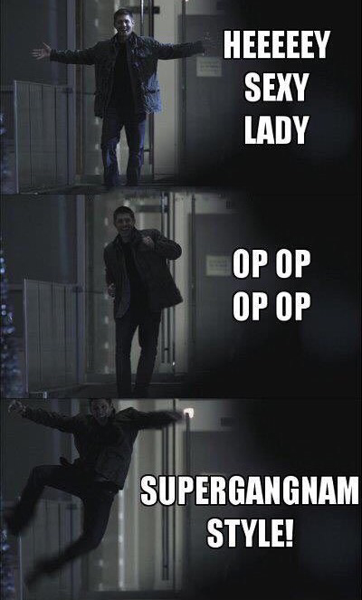 😂😂 Supergangnam style !!