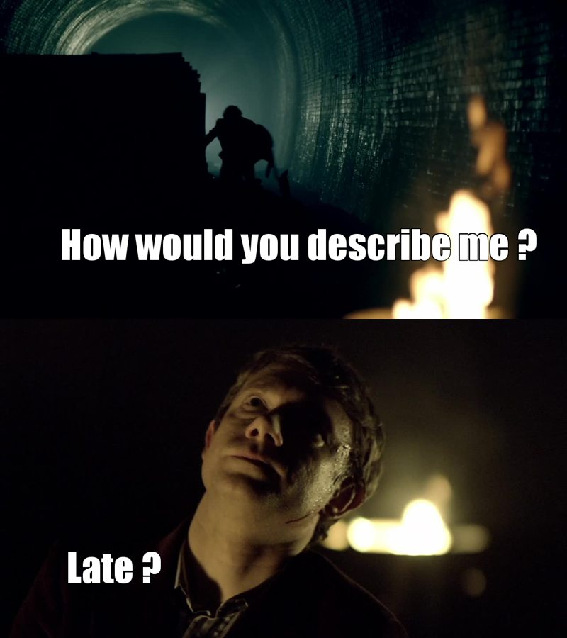 I love how they keep their humour even in the worst situations !