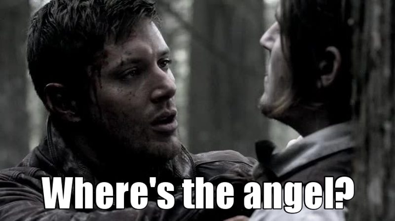 When Misha's name is not in the opening credits: