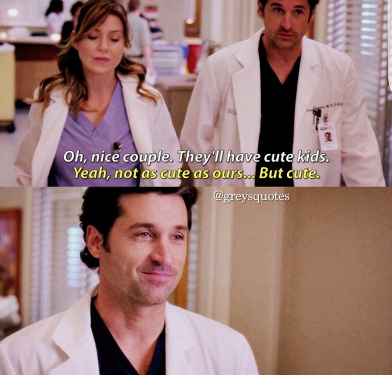 Derek's smile. 😍