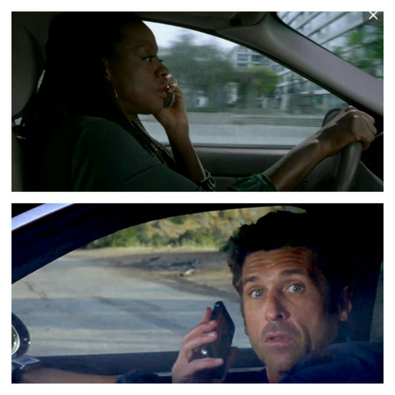 Don't use cell in car.