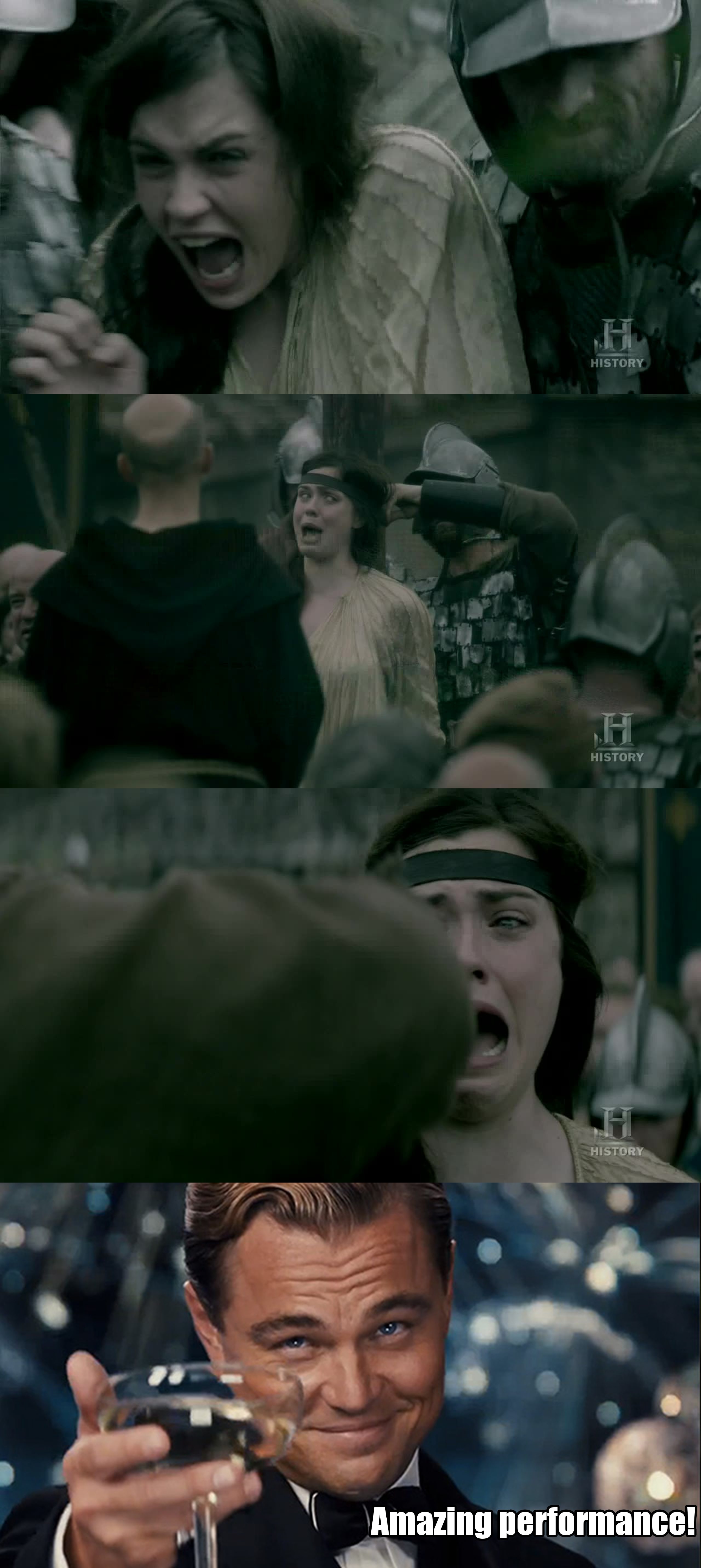 She was really great on this scene, she made me suffer with her