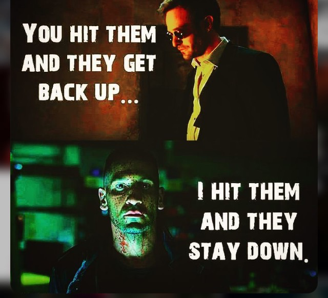 "I hit them and they stay down" 😎