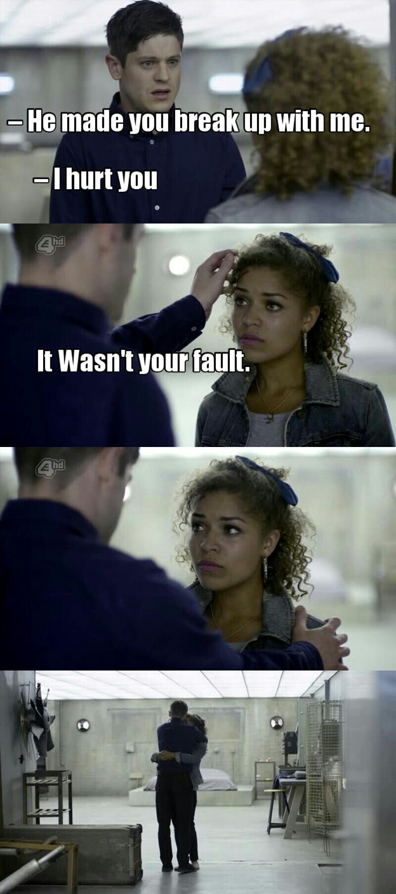 My babies! 😍This couple is beautiful, I don't get tired of saying. Simon does everything to protect Alisha. It is so cute!