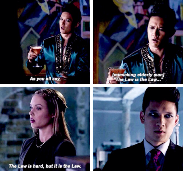 Magnus 100% done with Shadowhunters stuff.