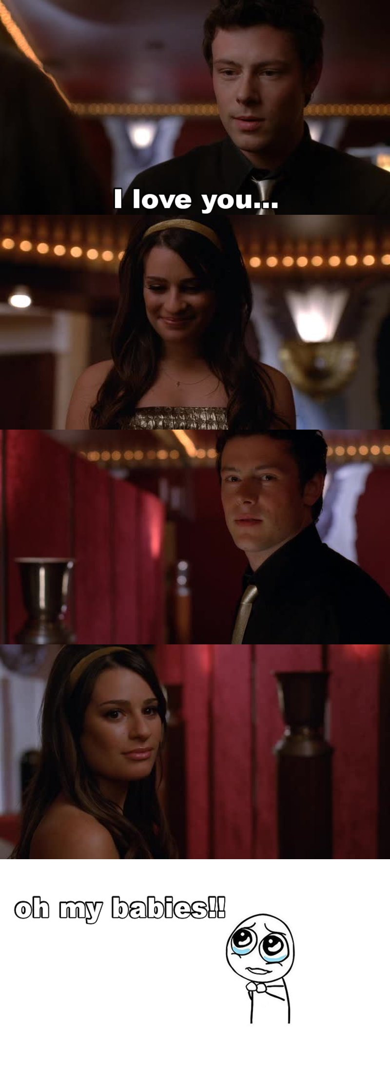 Finally!!!😍😍
Finchel is back!
She kissed him
He said "i love you"
And the way who they look each other 😍
This is Love 💜