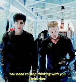 Alec: "I might be able to ask Magnus for help."