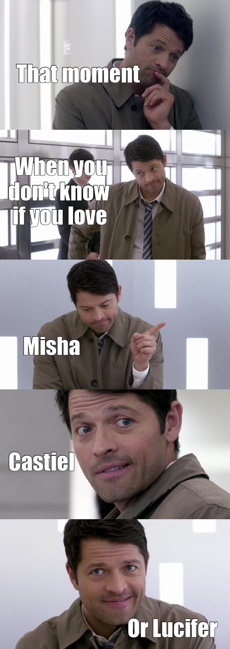 I am so confused, Misha is an amazing actor, I didn't know who vote for the best character of the episode