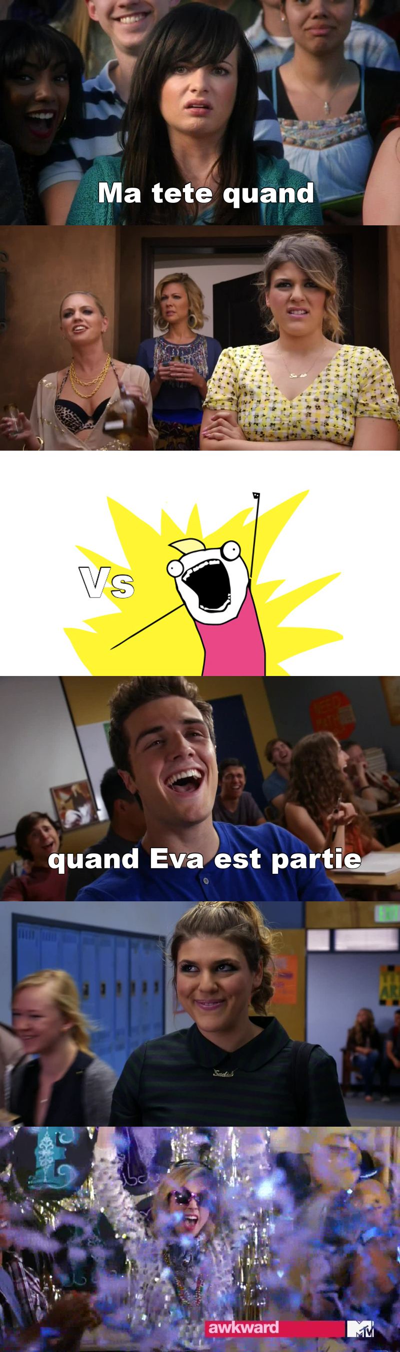 On a tous eu la même reaction ! Eva la saloooope