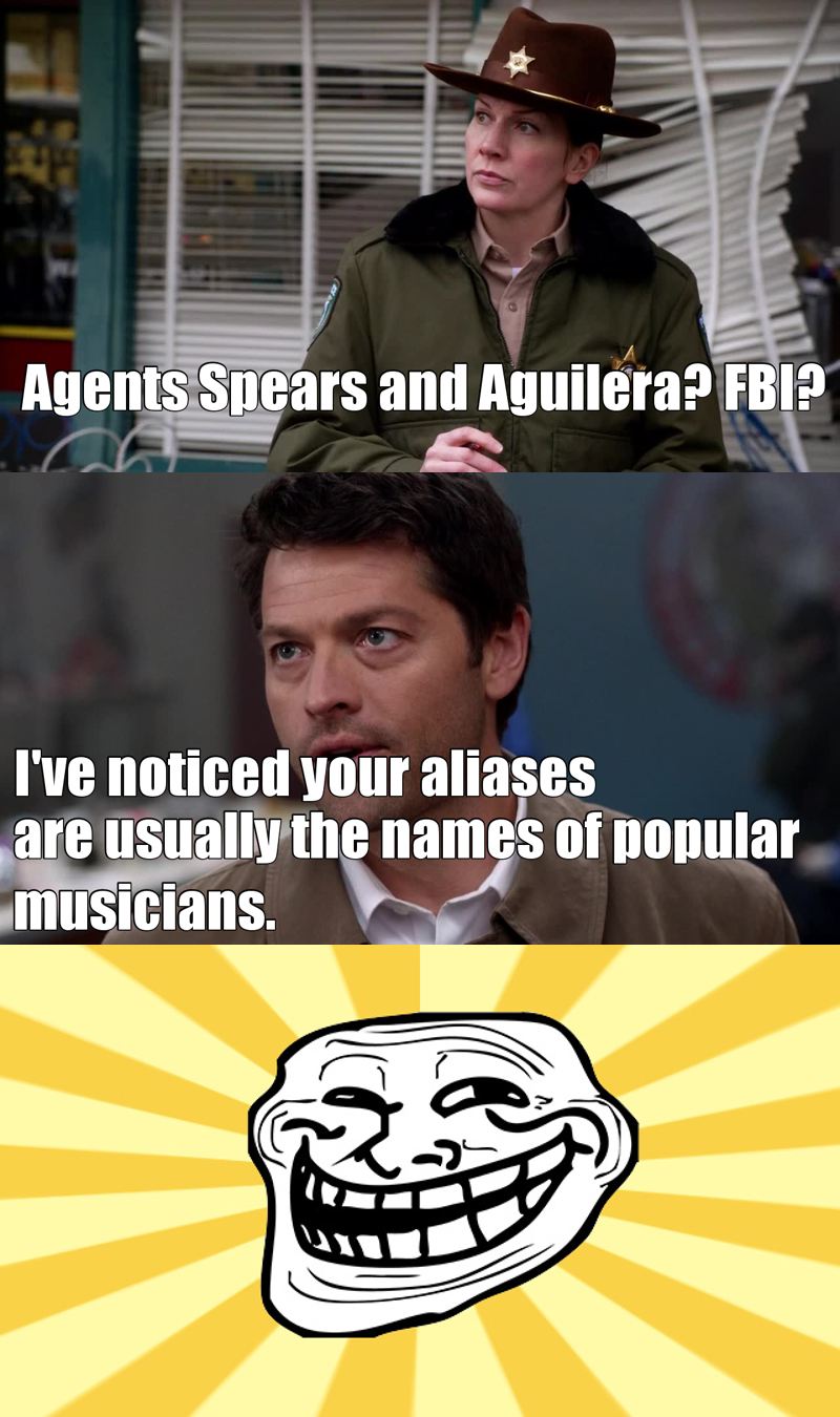 Really Cas ? 😂