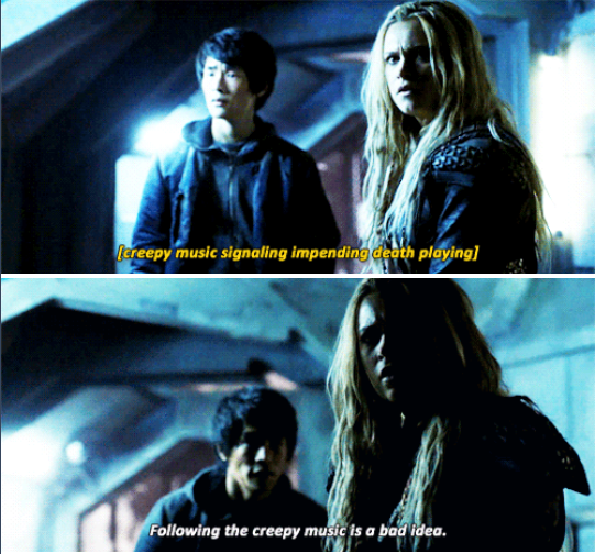 finally someone who has learned something from horror movies