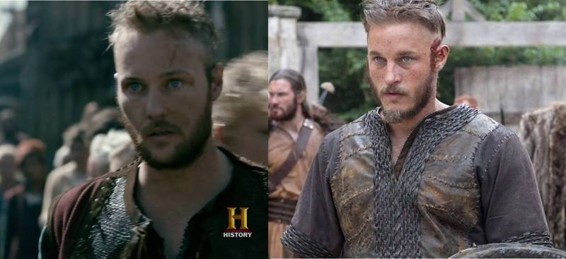 Ubbe and its similarity to the Ragnar in first season!