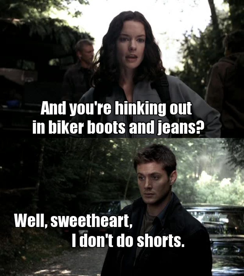 You don't do shorts, really? *wink-wink*
