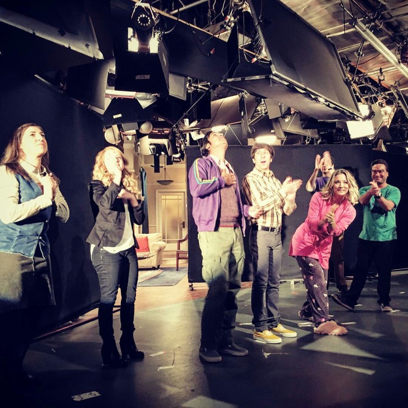 That's a wrap on Season 9. (Kaley posted on her Instagram 2 days ago)