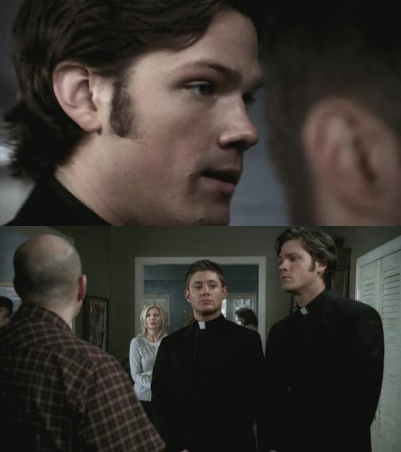 Sam is handsome with this new hairstyle