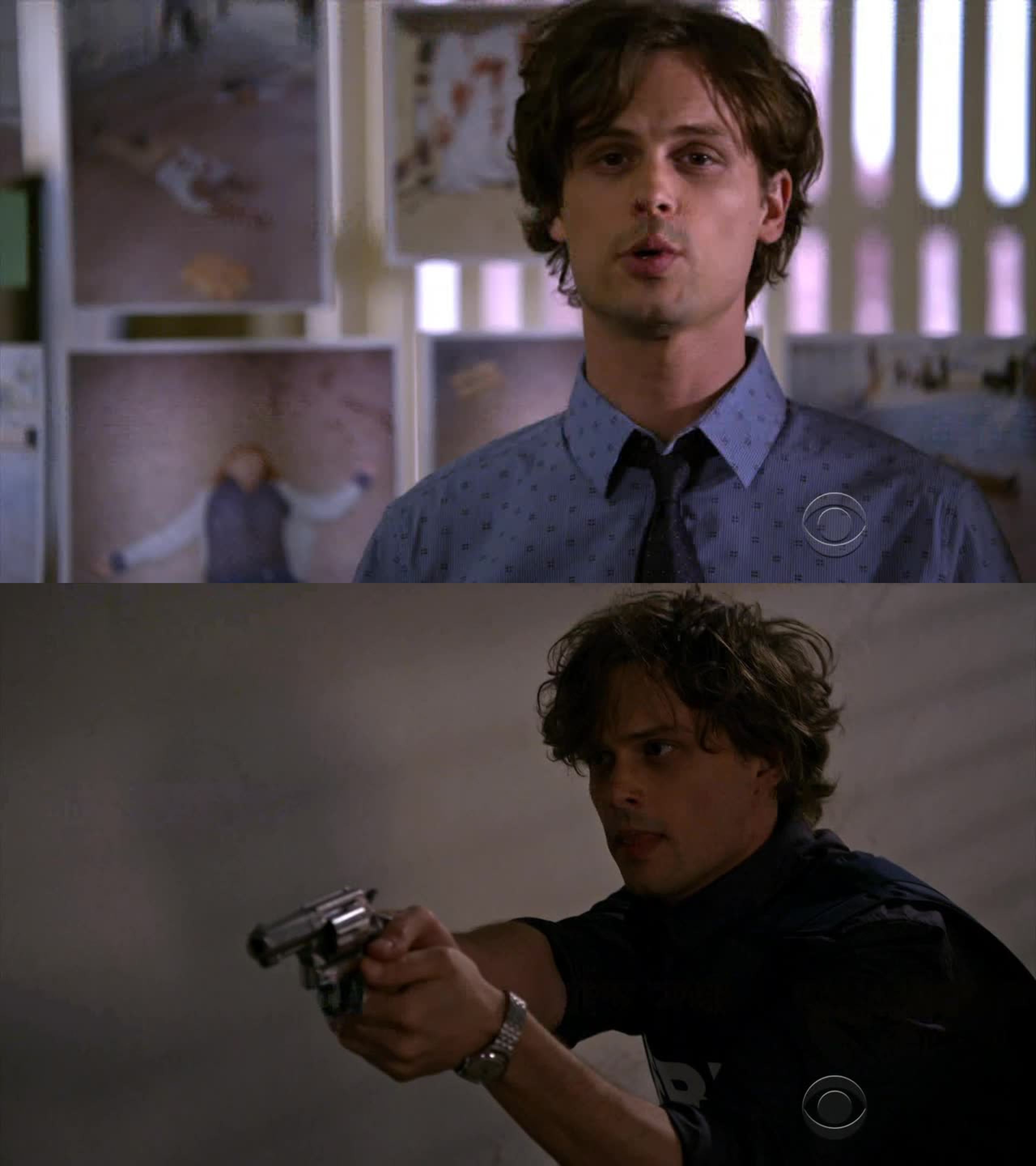 "Why do you watch criminal minds?" well...