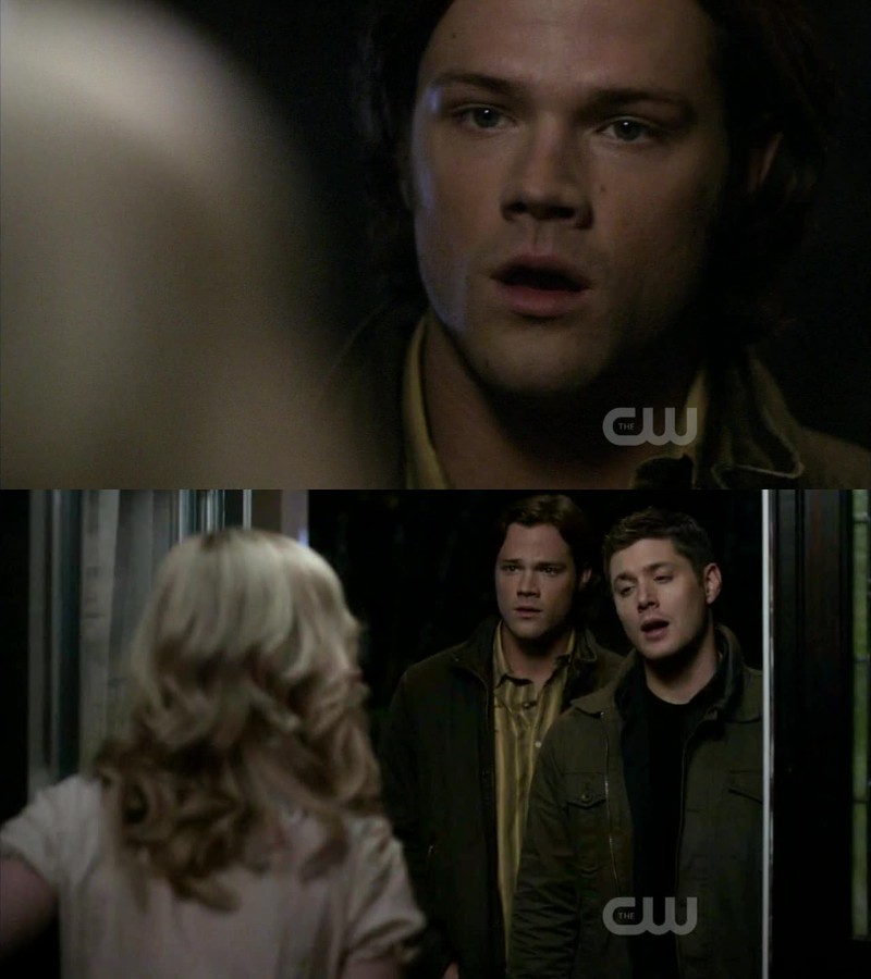 i've just realised that SAM DOESN'T HAVE ANY MEMORIES OF HIS MOTHER AND THIS IS THE VERY FIRST TIME HE HAS SEEN HERRRR