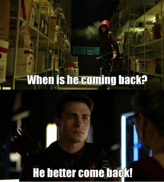 Is he ever coming back?