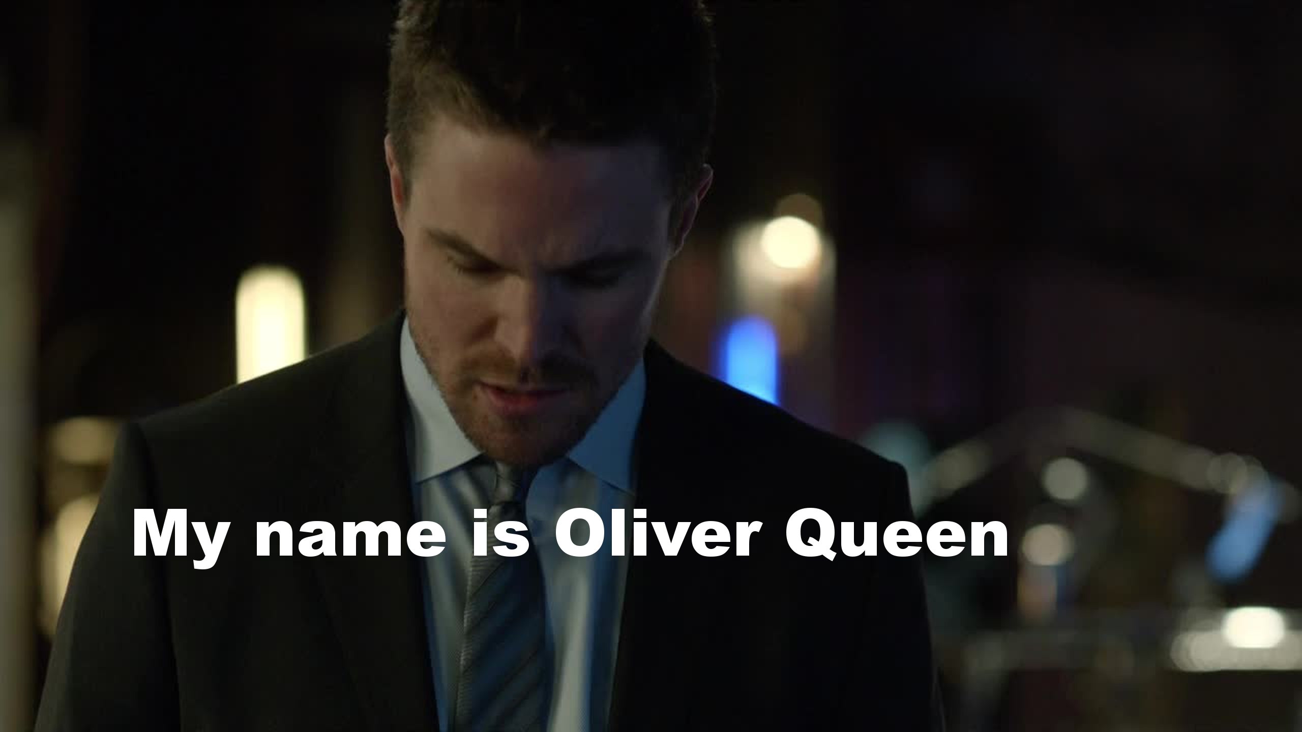Please, tell the authors we know hIs name is Oliver Queen. No need to remind us every episode!!