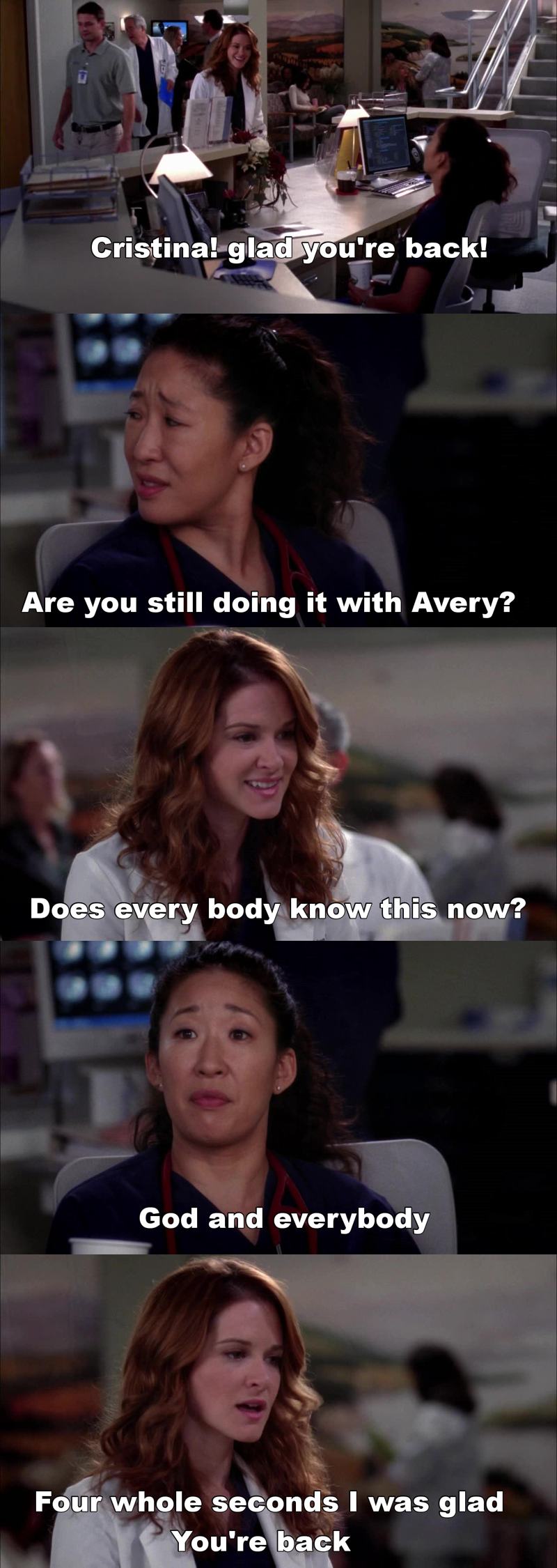 Cristina will always be a Cristina.👅