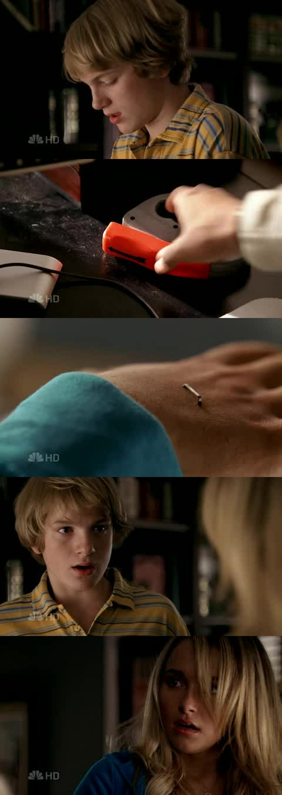 Dude. You just stapled your Sister!