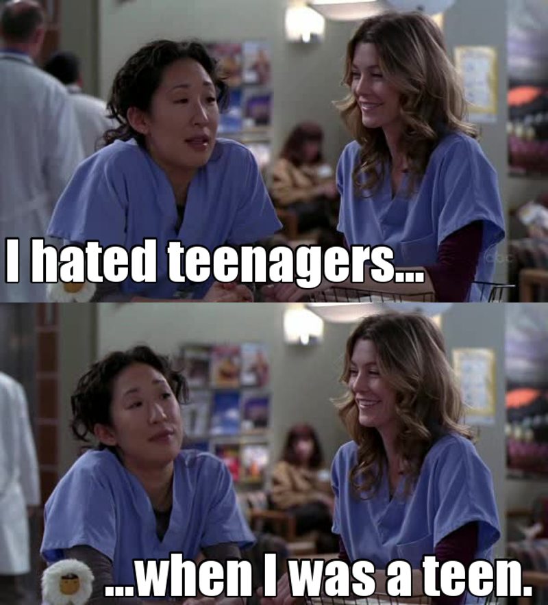 Same Cristina, same...