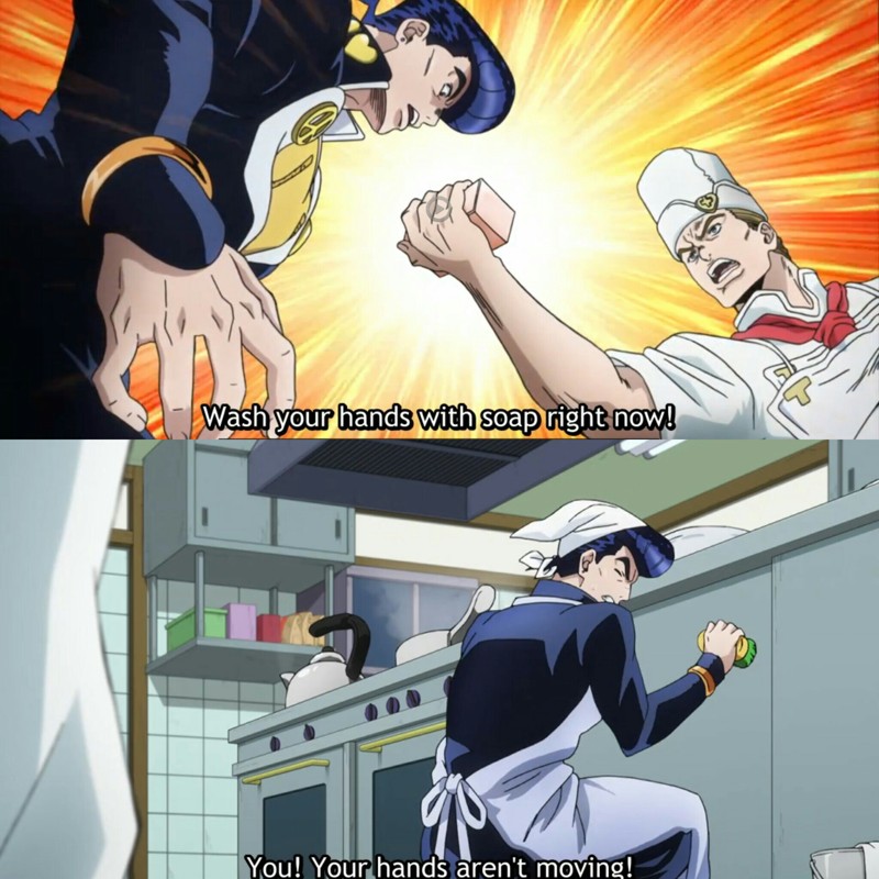 Who would've thought it would end like this.. Certainly not Josuke. 😂