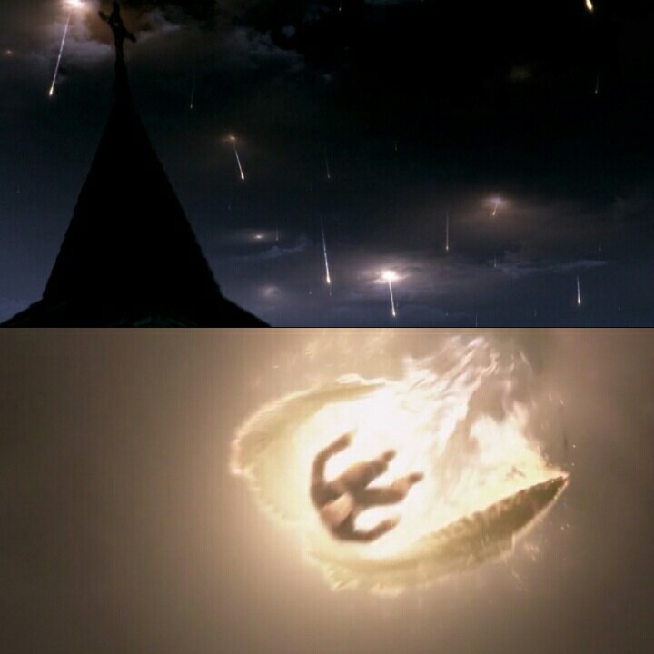 "Angels... they're falling"