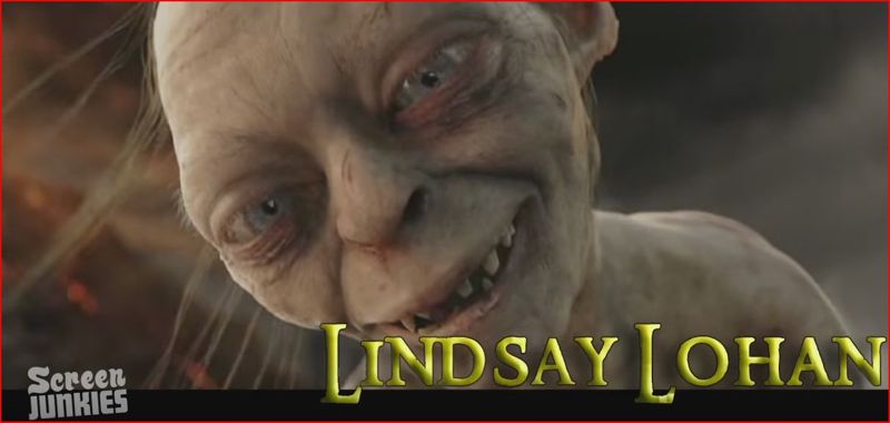 Lindsay Lohan has really let her looks go.