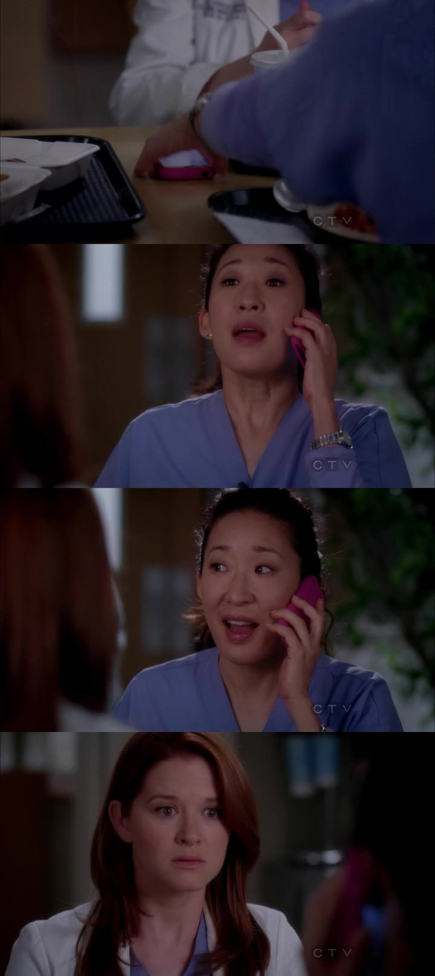 Ahahahahah Cristina imitating April was amazing!