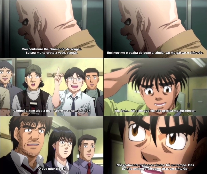Primeira vez que o Ippo foi homem e deu uma resposta à altura da provocação.