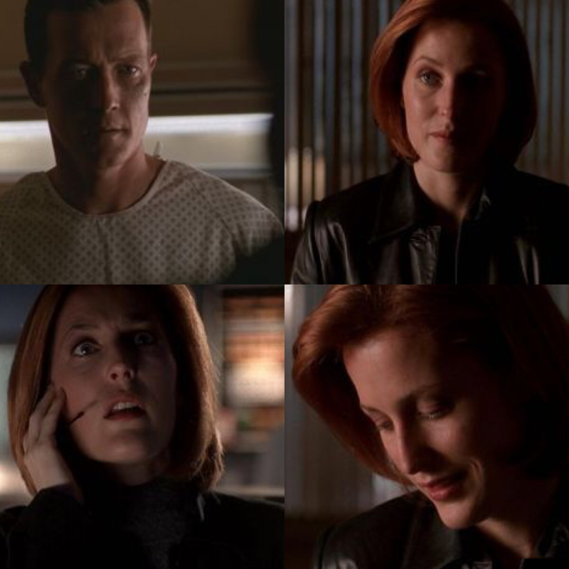 "you figured it out. I was just your eyes and ears."
Scully is the boss, she knows how to make things work. Dogget recognised it and so they get a special partner complicity moment