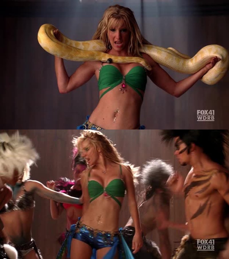 her dancing skills and abs are out of this world