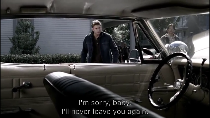 "I'm sorry, baby. I'll never leave you again" 🚗 💕