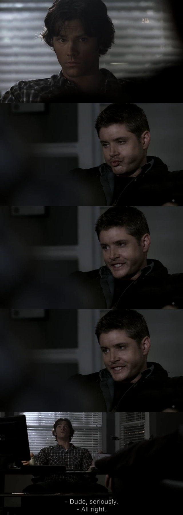 Hahaha Dean 😅😆
Love these brothers so much 💙