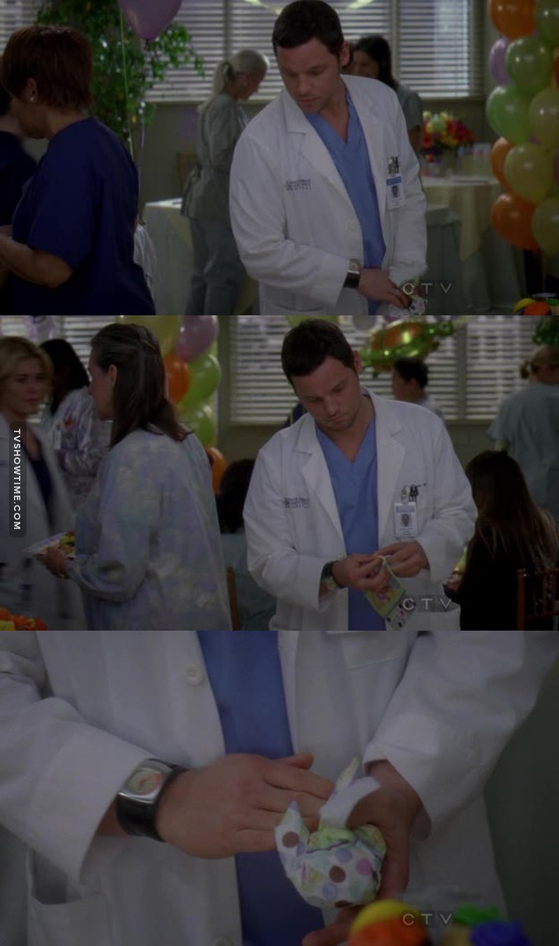 Nas festas eu sou o Karev