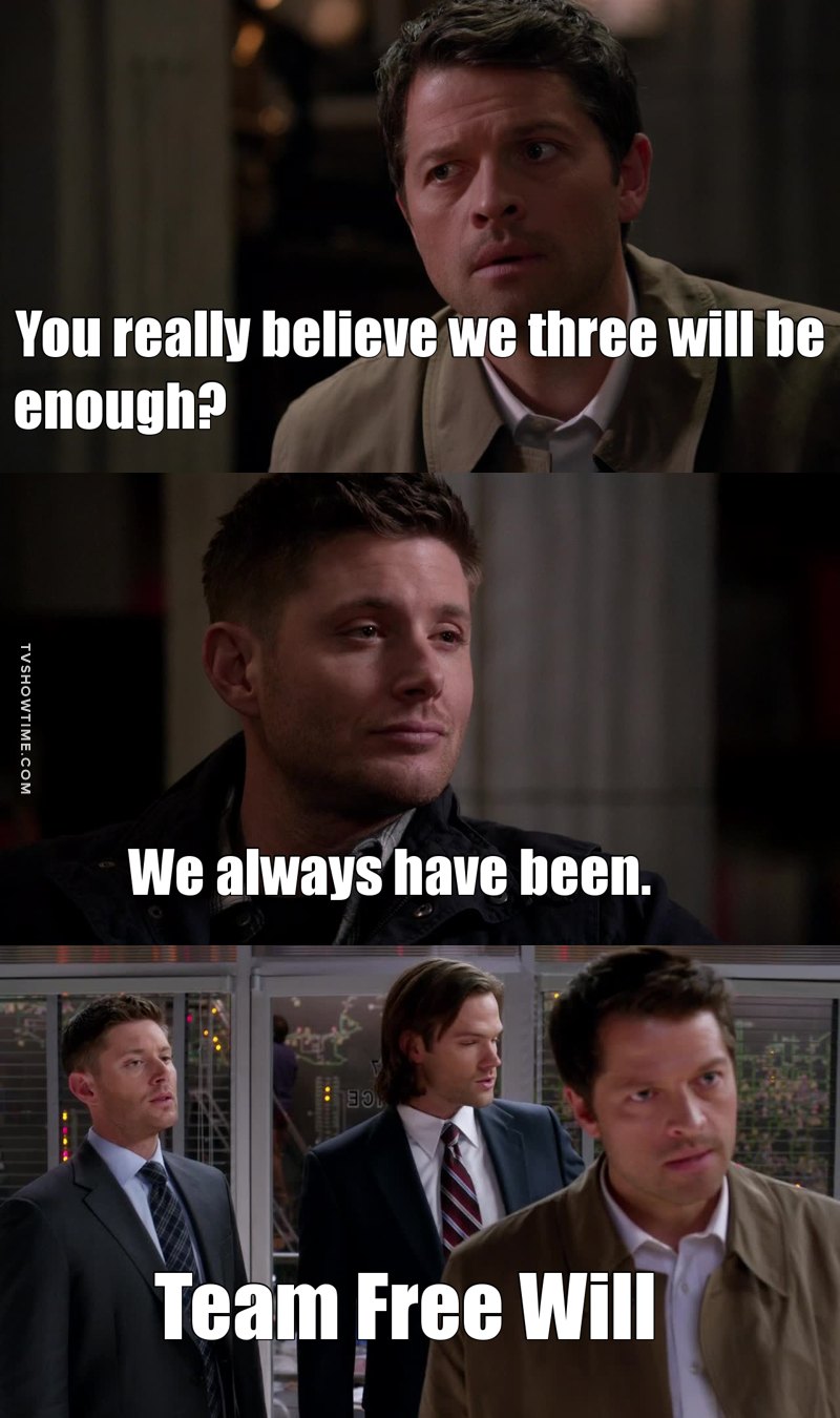 Team Free Will 😭😭😍