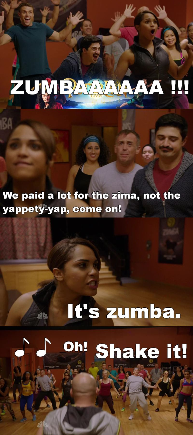 I'm a Zumba lover and this is so hilarious 😂😂😂 Ho riso come una pazza 😂😂😂
ZUMBAAAAA !!!!!