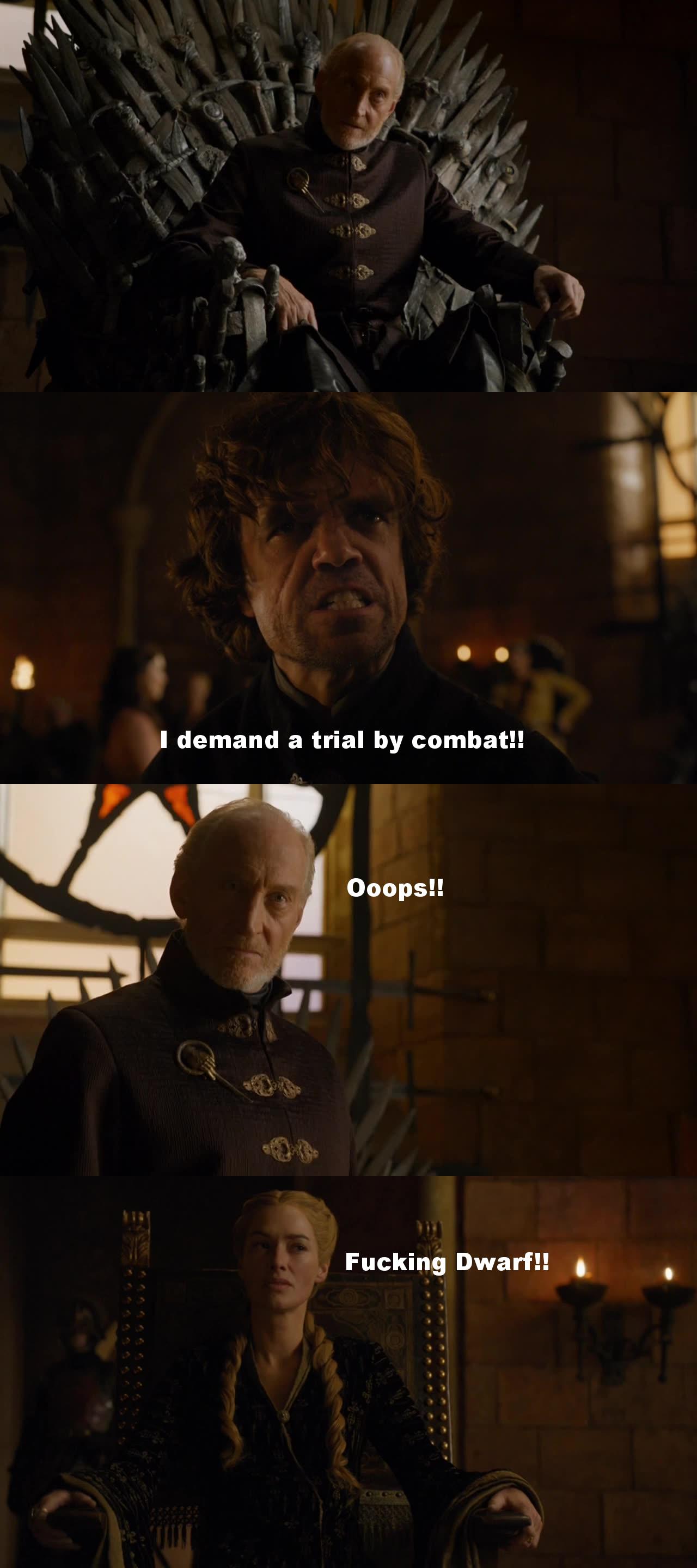 Superb Tyrion!!