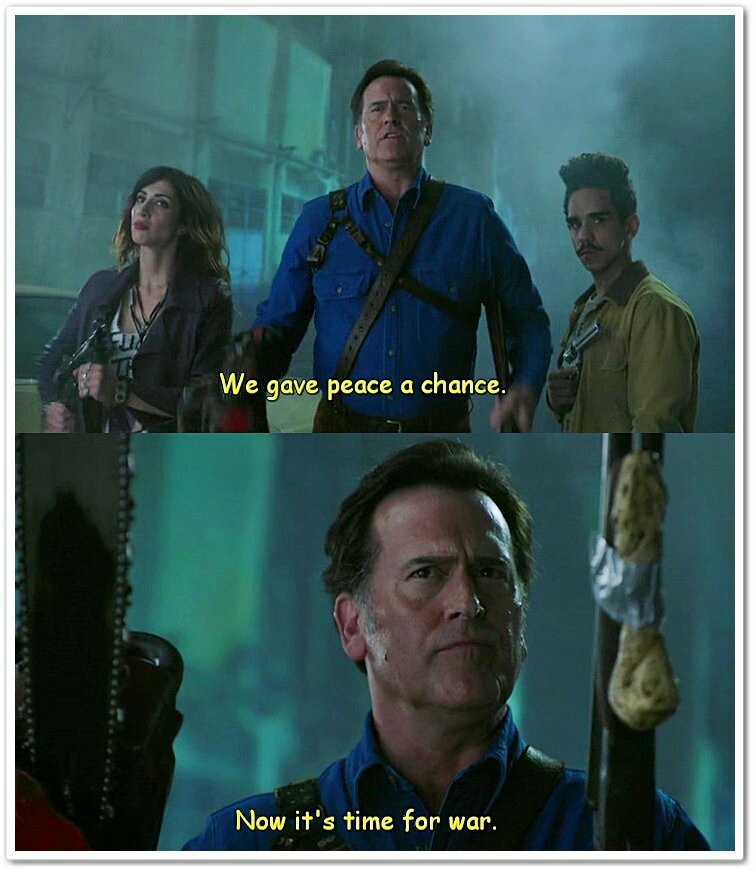 Ashy Slashy Back in the town. fantastic episode. 😍