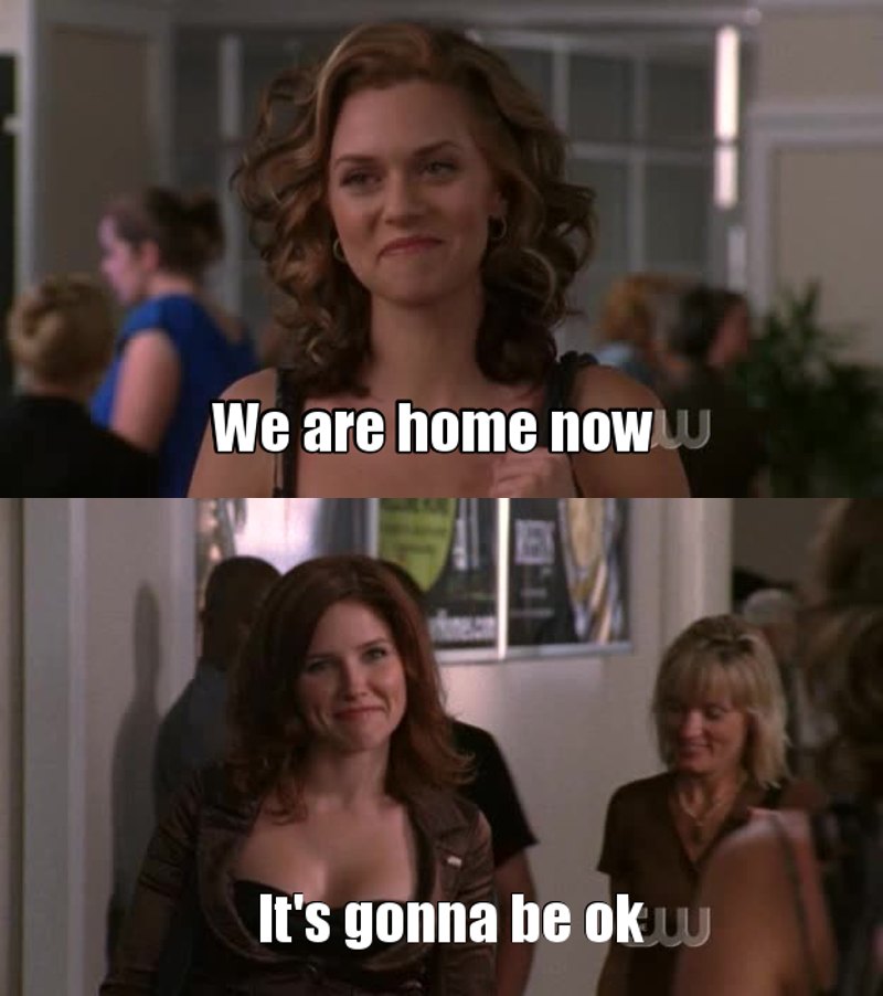"I've missed you, Brooke Davis" "I've missed you, P. Sawyer"
Their friendship is so precious.