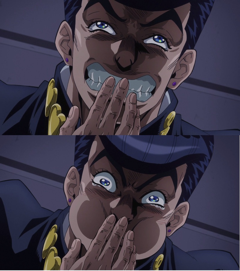 Josuke's expressions are just priceless