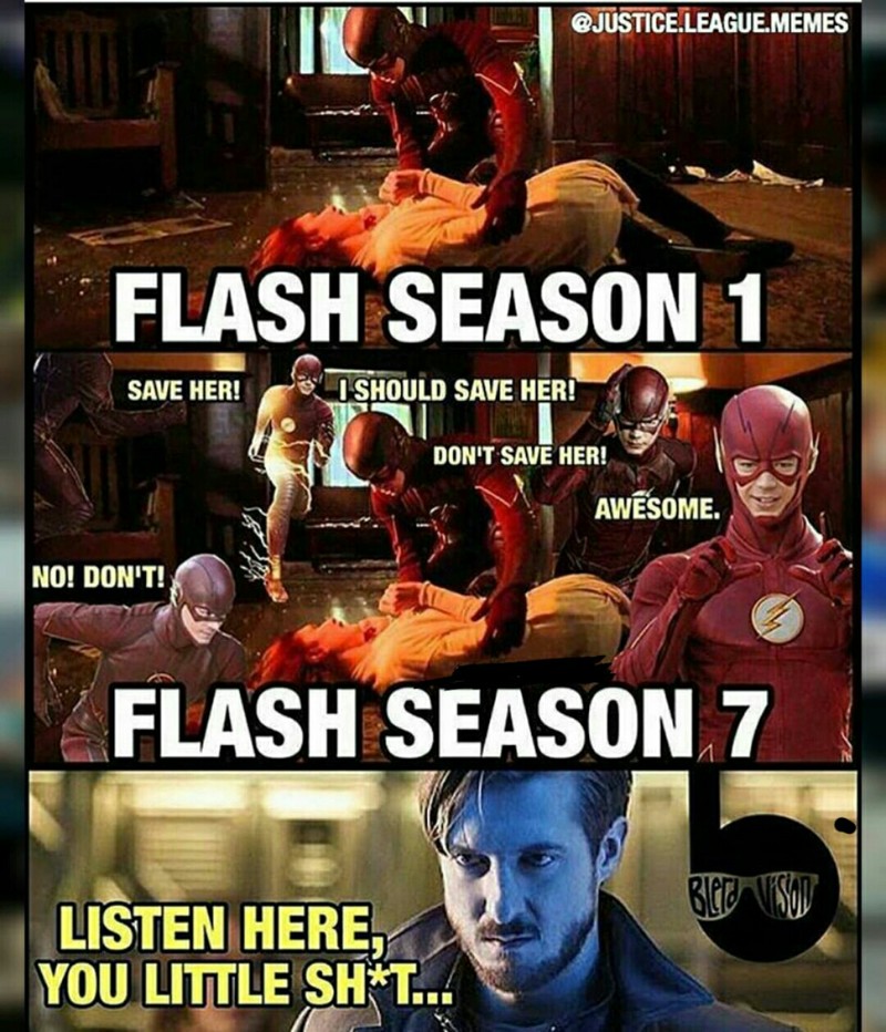 Keep this up Barry and you'll eventually mess up more of your world! Lol