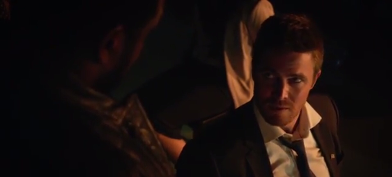 Oliver: "Listen, the Green Arrow's not coming. You're wasting your time"
Church: "Just for the fun of it, how is it that you know so much about Mr. Arrow?"
Oliver: "I have it on pretty good authority that he's tied up right now".
😂😂👏🏻👏🏻