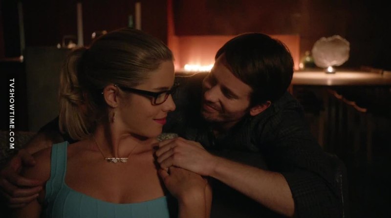 You need to leave. She belongs to Oliver.