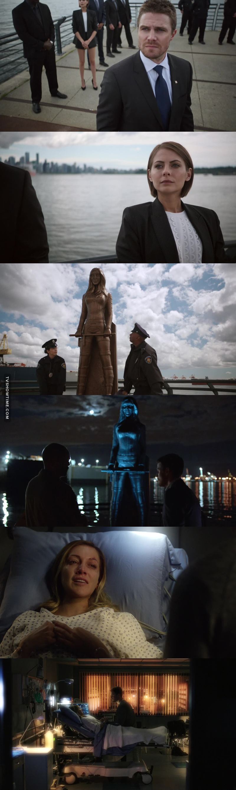 I have loved Laurel and I'll miss her as The Black Canary but guys... you could have done better with the statue... 😅