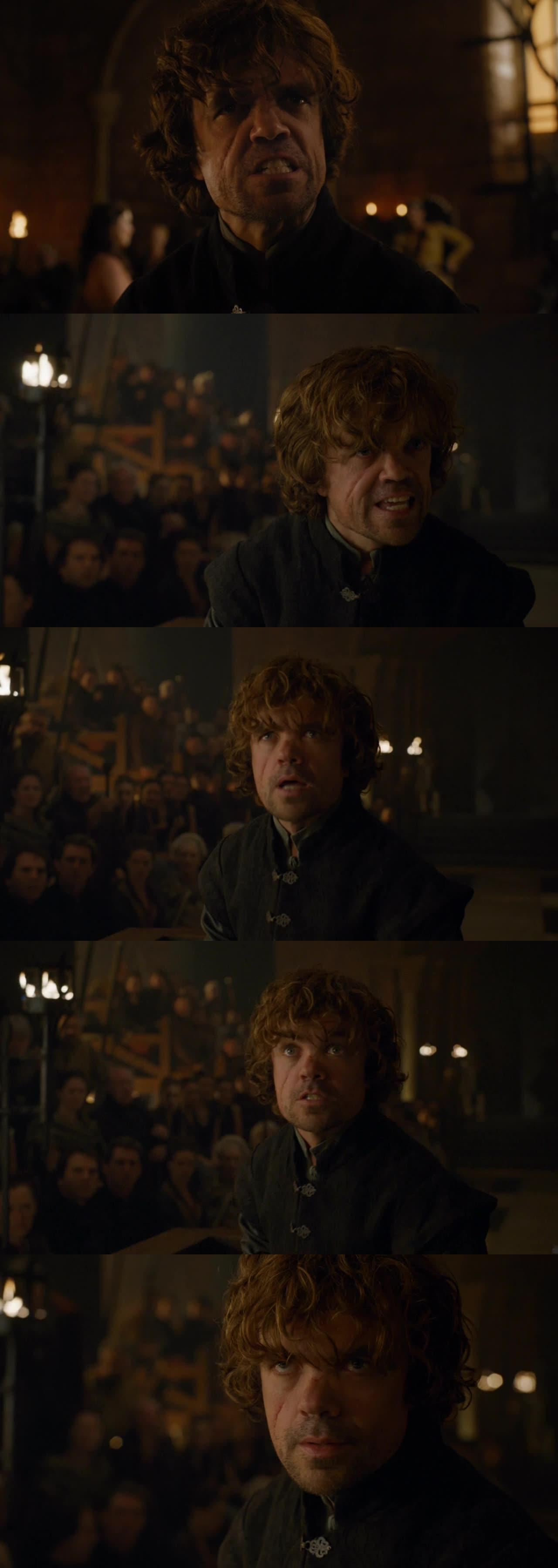 That moment when you realize that Peter Dinklage is going to win another EMMY...